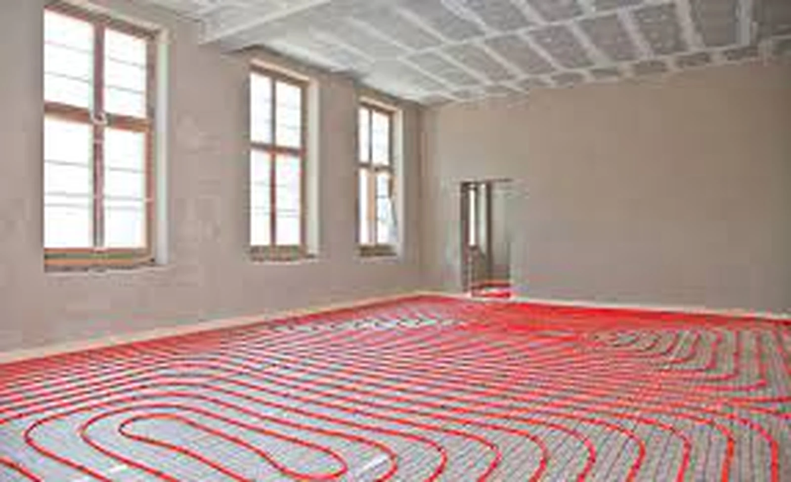 Radiant cooling pipes